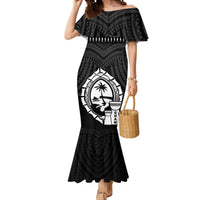 Guam Liberation Day Mermaid Dress Biba Guahan Chamorro 80th Anniversary - Black LT14 Women Black - Polynesian Pride