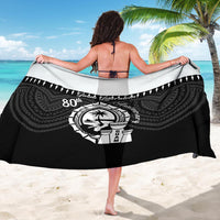 Guam Liberation Day Sarong Biba Guahan Chamorro 80th Anniversary - Black LT14 - Polynesian Pride
