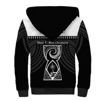 Guam Liberation Day Sherpa Hoodie Biba Guahan Chamorro 80th Anniversary - Black LT14 - Polynesian Pride
