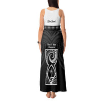 Guam Liberation Day Tank Maxi Dress Biba Guahan Chamorro 80th Anniversary - Black LT14 - Polynesian Pride