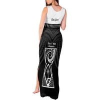 Guam Liberation Day Tank Maxi Dress Biba Guahan Chamorro 80th Anniversary - Black LT14 - Polynesian Pride