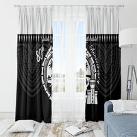 Guam Liberation Day Window Curtain Biba Guahan Chamorro 80th Anniversary - Black LT14 - Polynesian Pride