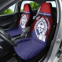 Guam Liberation Day Car Seat Cover Biba Guahan Chamorro 80th Anniversary - Blue