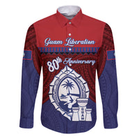 Guam Liberation Day Family Matching Puletasi and Hawaiian Shirt Biba Guahan Chamorro 80th Anniversary - Blue