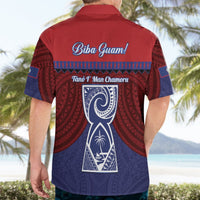 Guam Liberation Day Hawaiian Shirt Biba Guahan Chamorro 80th Anniversary - Blue LT14 - Polynesian Pride