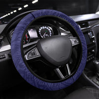 Guam Liberation Day Steering Wheel Cover Biba Guahan Chamorro 80th Anniversary - Blue LT14 Universal Fit Blue - Polynesian Pride