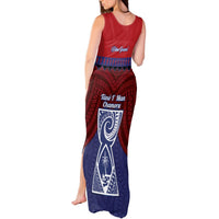 Guam Liberation Day Tank Maxi Dress Biba Guahan Chamorro 80th Anniversary - Blue LT14 - Polynesian Pride