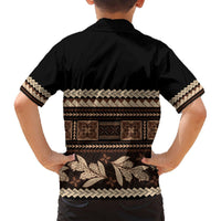 Black Samoa Siapo Teuila Flowers Hawaiian Shirt LT14 - Polynesian Pride