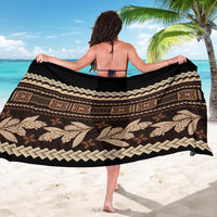 Black Samoa Siapo Teuila Flowers Sarong