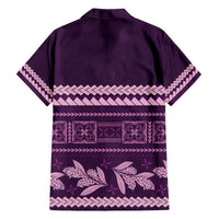 Purple Samoa Siapo Teuila Flowers Hawaiian Shirt LT14 - Polynesian Pride