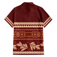 Red Samoa Siapo Teuila Flowers Hawaiian Shirt LT14 - Polynesian Pride