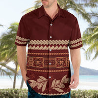 Red Samoa Siapo Teuila Flowers Hawaiian Shirt LT14 - Polynesian Pride
