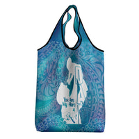 Turquoise Polynesia Father's Day Grocery Bag Dad You Are My Hero LT14 - Polynesian Pride