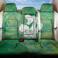 Green Polynesia Father's Day Back Car Seat Cover Dad You Are My Hero