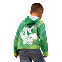 Green Polynesia Father's Day Kid Hoodie Dad You Are My Hero LT14 - Polynesian Pride