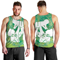 Green Polynesia Father's Day Men Tank Top Dad You Are My Hero LT14 - Polynesian Pride