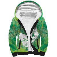 Green Polynesia Father's Day Sherpa Hoodie Dad You Are My Hero LT14 Unisex Green - Polynesian Pride