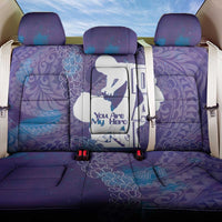 Purple Polynesia Father's Day Back Car Seat Cover Dad You Are My Hero
