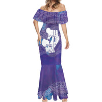 Purple Polynesia Father's Day Mermaid Dress Dad You Are My Hero