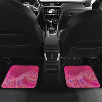 Pink Polynesia Father's Day Car Mats Dad You Are My Hero LT14 Set 2pcs - Back Pink - Polynesian Pride