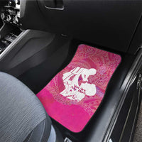 Pink Polynesia Father's Day Car Mats Dad You Are My Hero LT14 - Polynesian Pride