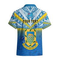 Personalised Tuvalu Independence Day Hawaiian Shirt Tuvaluan Proud 45th Anniversary Polynesian Pattern LT14 - Polynesian Pride