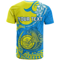 Custom Palau Independence Day T Shirt Happy 29th Anniversary Polynesian Hammerhead Shark LT14 - Polynesian Pride