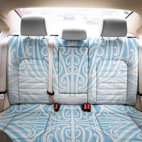 Blue New Zealand Puhoro Maori Tattoo Back Car Seat Cover