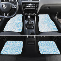 Blue New Zealand Puhoro Maori Tattoo Car Mats