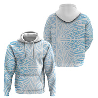 Blue New Zealand Puhoro Maori Tattoo Hoodie