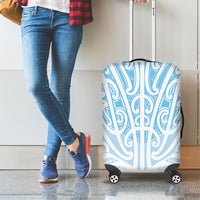 Blue New Zealand Puhoro Maori Tattoo Luggage Cover