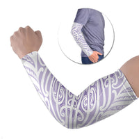 Purple New Zealand Puhoro Maori Tattoo Arm Sleeves
