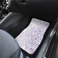 Purple New Zealand Puhoro Maori Tattoo Car Mats