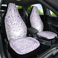 Purple New Zealand Puhoro Maori Tattoo Car Seat Cover