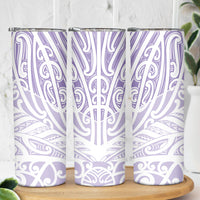 Purple New Zealand Puhoro Maori Tattoo Skinny Tumbler