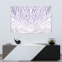 Purple New Zealand Puhoro Maori Tattoo Tapestry