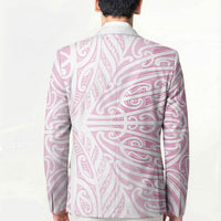 Pink New Zealand Puhoro Maori Tattoo Blazer