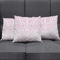 Pink New Zealand Puhoro Maori Tattoo Pillow Cover