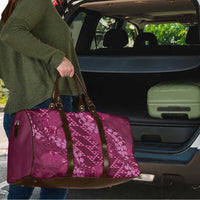 Pink Aloha Hawaii Travel Bag Hawaiian Kakau Ohia Lehua Lei - Polynesian Pride