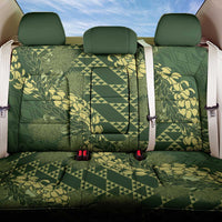 Green Aloha Hawaii Back Car Seat Cover Hawaiian Kakau Ohia Lehua Lei - Polynesian Pride