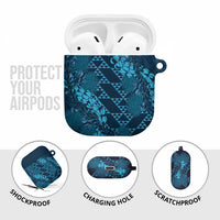Naval Night Aloha Hawaii AirPods Case Hawaiian Kakau Ohia Lehua Lei LT14 - Polynesian Pride