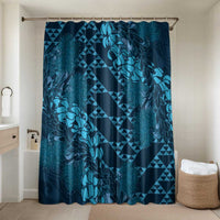 Naval Night Aloha Hawaii Bathroom Set Hawaiian Kakau Ohia Lehua Lei - Polynesian Pride