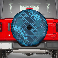 Naval Night Aloha Hawaii Spare Tire Cover Hawaiian Kakau Ohia Lehua Lei - Polynesian Pride
