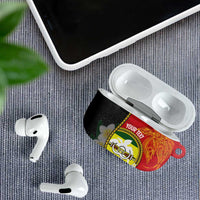 Personalised PNG Morobe Provins AirPods Case Papua New Guinea Plumeria Melanesian Pattern LT14 - Polynesian Pride