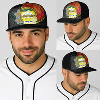 PNG Morobe Provins Baseball Net Cap Papua New Guinea Plumeria Melanesian Pattern LT14 - Polynesian Pride