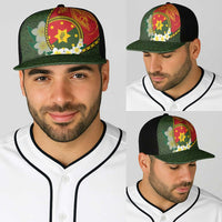 PNG Isten Hailans Provins Baseball Net Cap Papua New Guinea Plumeria Melanesian Pattern LT14 - Polynesian Pride