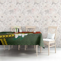 Personalised PNG Isten Hailans Provins Tablecloth Papua New Guinea Plumeria Melanesian Pattern LT14 - Polynesian Pride