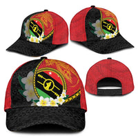 PNG Sauten Hailans Classic Cap Papua New Guinea Plumeria Melanesian Pattern LT14 - Polynesian Pride
