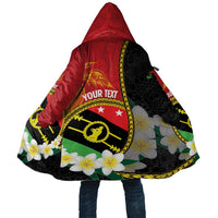 Personalised PNG Sauten Hailans Cloak Papua New Guinea Plumeria Melanesian Pattern - Polynesian Pride