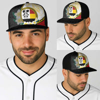 PNG Madang Provins Baseball Net Cap Papua New Guinea Plumeria Melanesian Pattern LT14 - Polynesian Pride